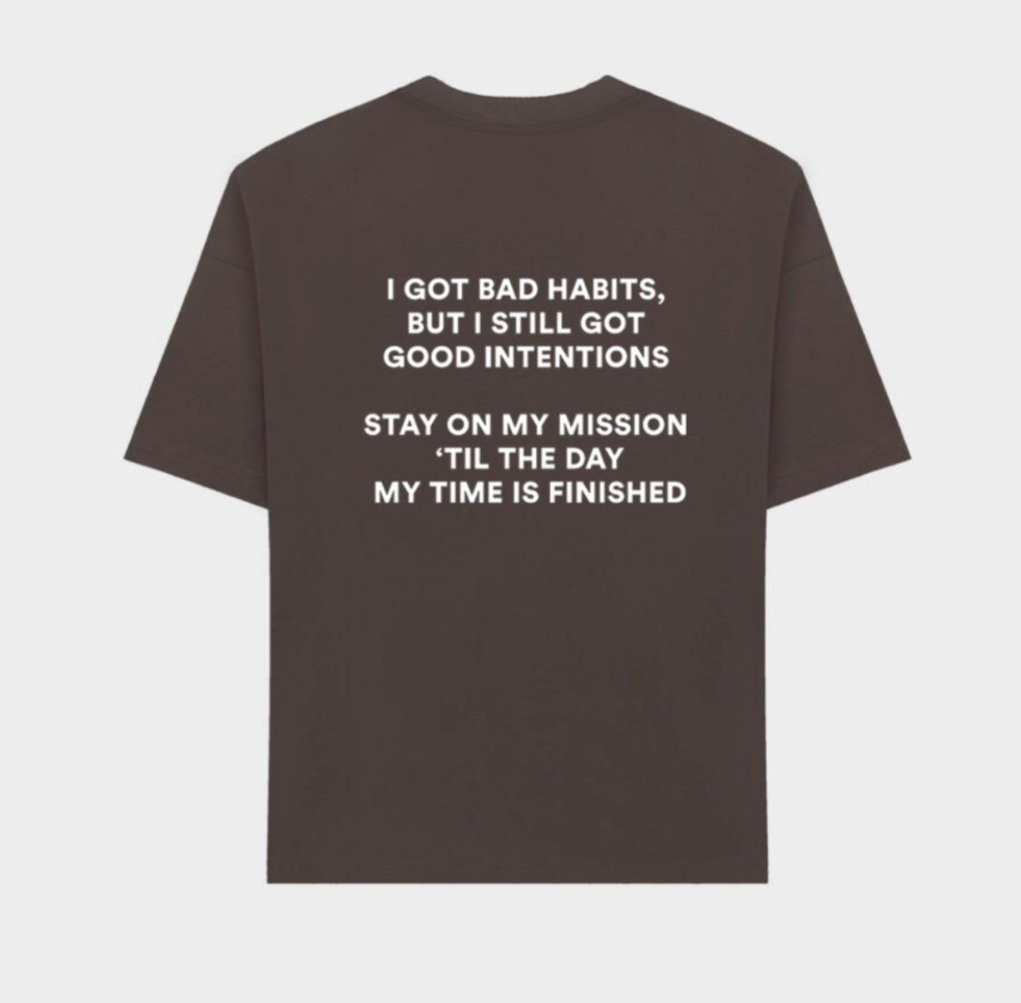BHC CHAOS Tee - braun